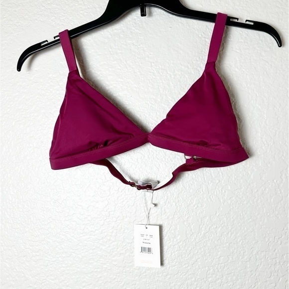 NWT Andie Swim The Caicos Top in Plum - Picture 1 of 6